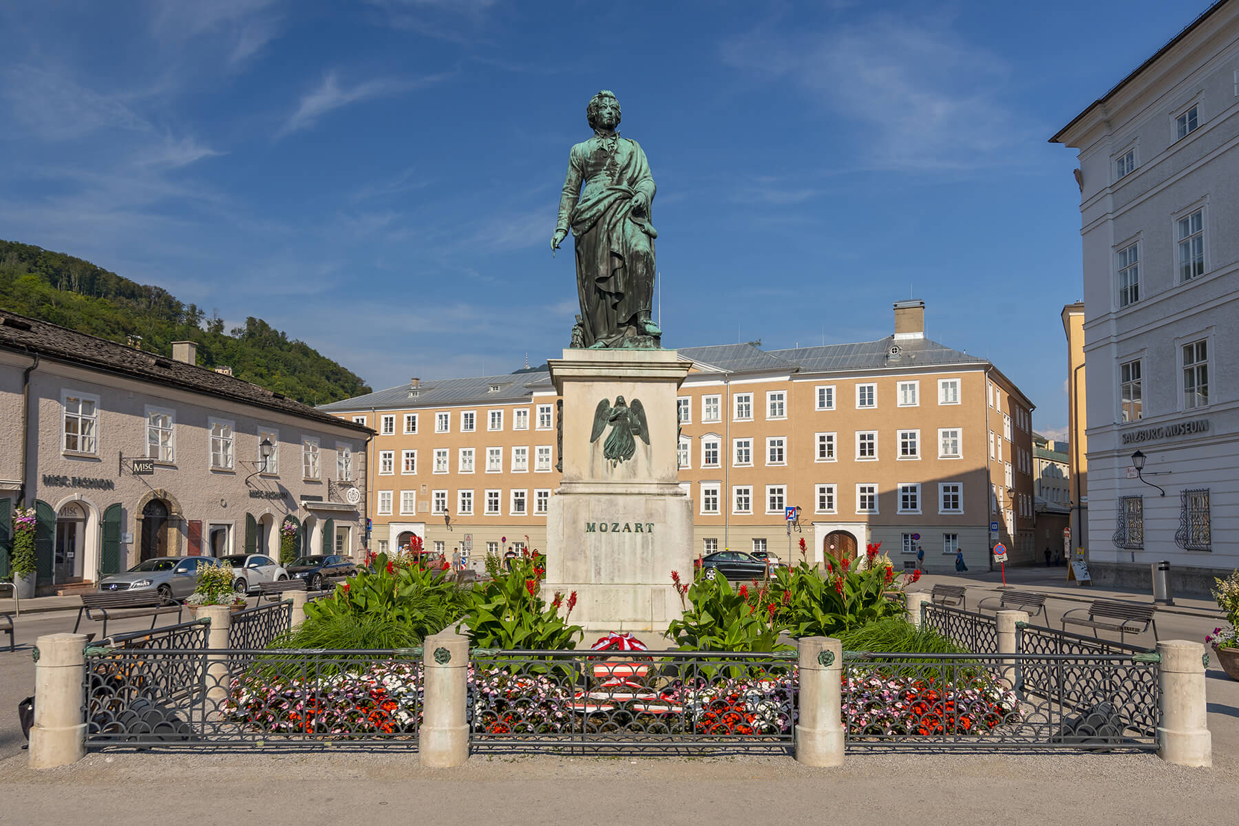 Mozart Monument at Salzburg