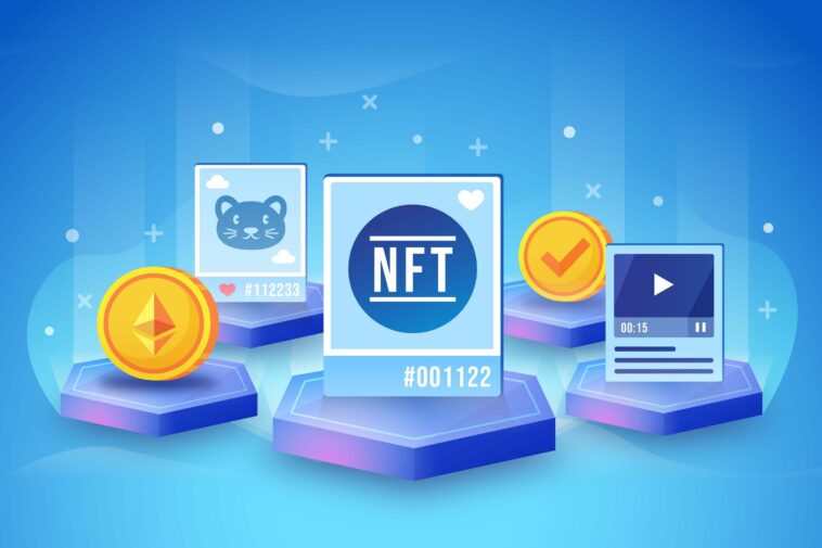 NFT Illustration, NFT Drawing, NFT Token graphic
