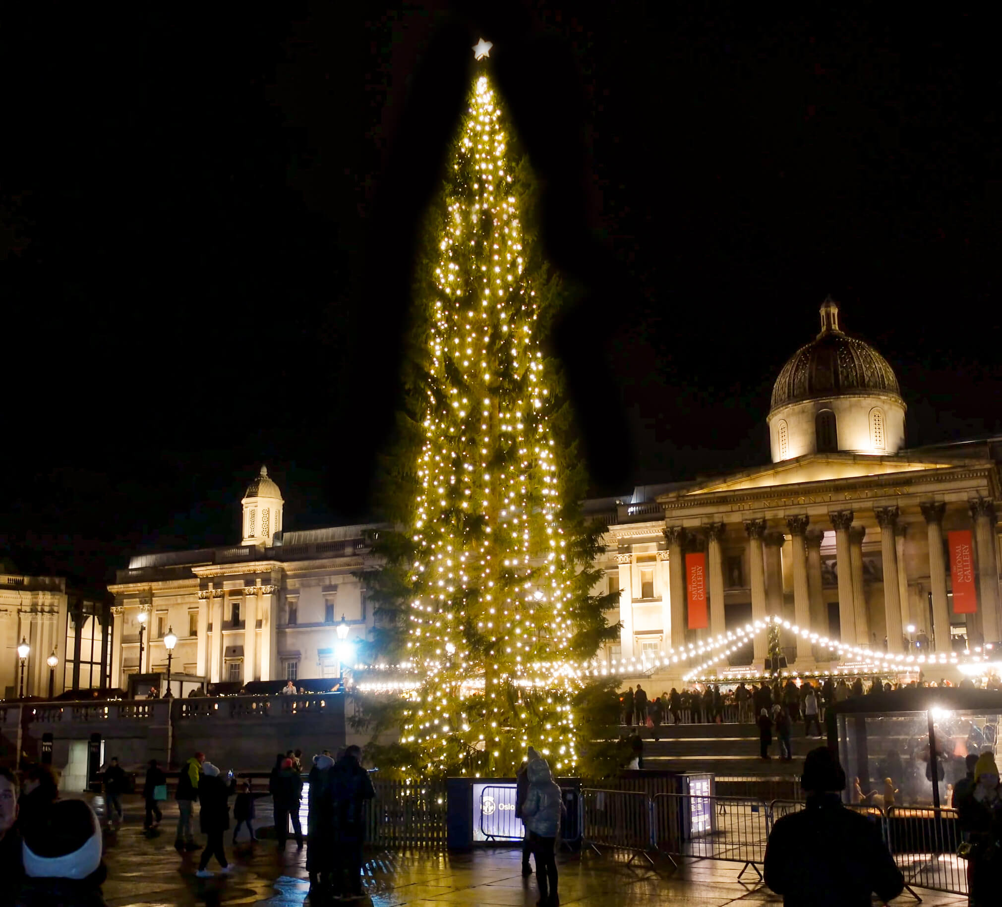 Christmas Tree at London’s Trafalgar Square